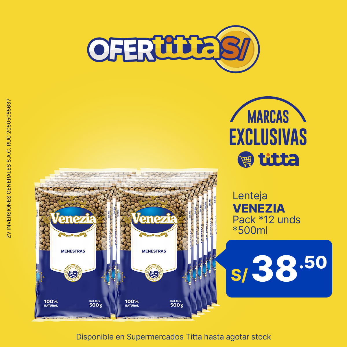 Lenteja VENEZIA *500g